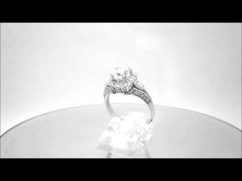 CUSHION CUT DIAMOND ENGAGEMENT RING ANTIQUE 1.84CTW - KNR INC - 197.1