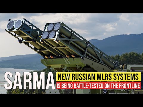 The Sarma multiple launch rocket system is undergoing testing in a special operation zone.