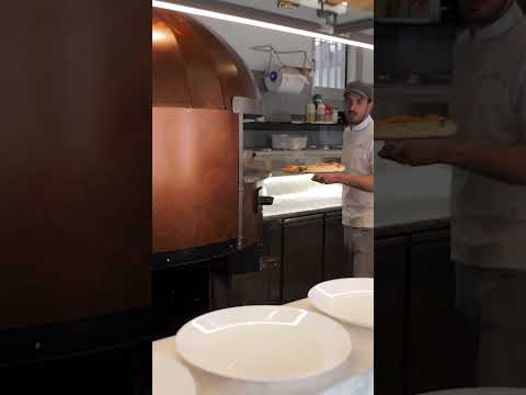 video 1, Four à pizza bois/gaz à sole rotative Ø150 cm