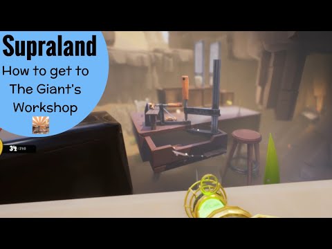 Supraland Crash DLC - How to get to The Giant's Workshop
