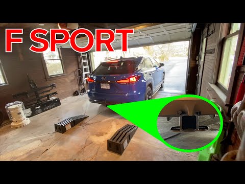 Hitch install on a 2021 Lexus RX 450h F Sport