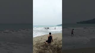 preview picture of video 'Keseruan pantai karang haji/kawan nyender.'