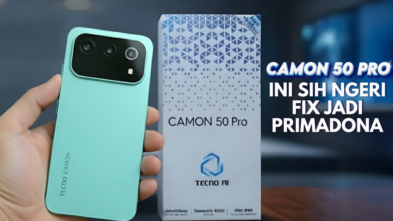 GEBRAKAN TERGILA‼️TECNO CAMON 50 PRO 5G - UPGRADE SIGNIFIKAN CHIPSET DAN KAMERA MIRIP FLAGSHIP