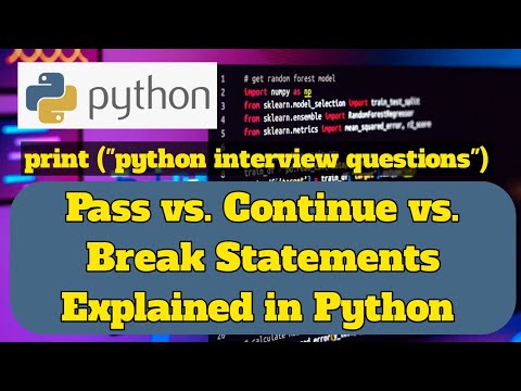 Decoding Python Flow Control Pass Vs Continue Vs Break Statements Explained