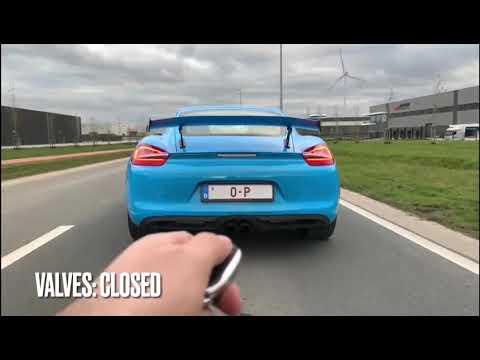 PORSCHE CAYMAN (GT4) - ICON AUTOMOTIVE VALVED STRAIGHT EXHAUST