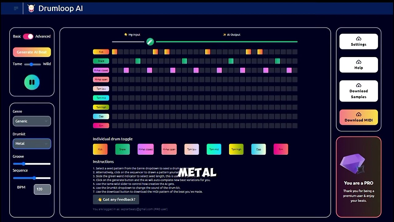 5 Drumkits 1 Genre Using Artificial Intelligence (AI)
