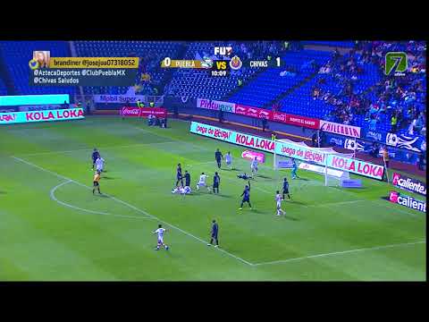 Gol de J. Pereira | Puebla 0 - 2 Guadalajara | LIGA Bancomer MX - Apertura 2018 - Jornada 15