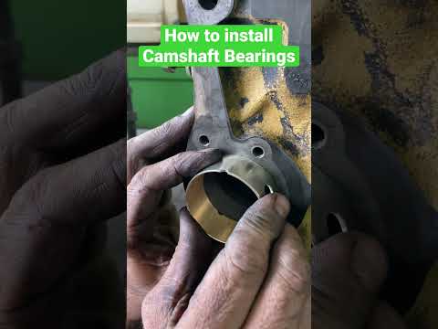 #howto #komatsu #engine #camshaft #bearing #installation #mechanical #tricks #vintage #repair