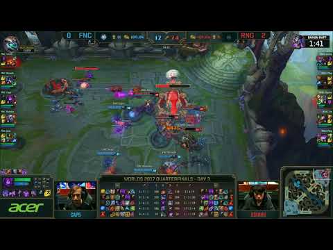 Worlds 2017 Championship - FNC Vs. RNG - Game 3 Final Fight