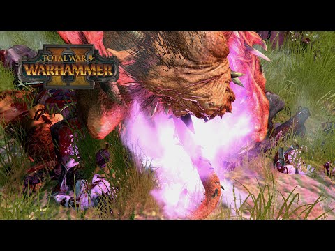 SLAANESH SPAWN - Beastmen vs Dark Elves // Total War: Warhammer II Online Battle