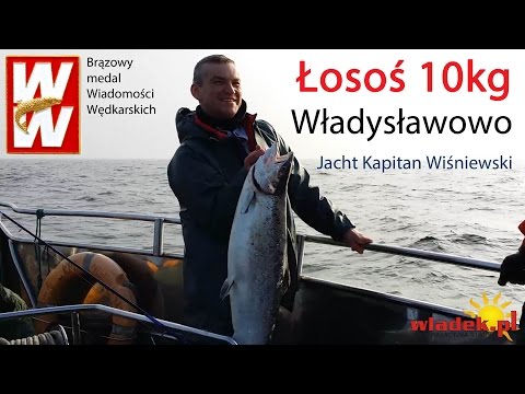 WładekTV - 10 kg łosoś na wyprawie dorszowej we Władysławowie