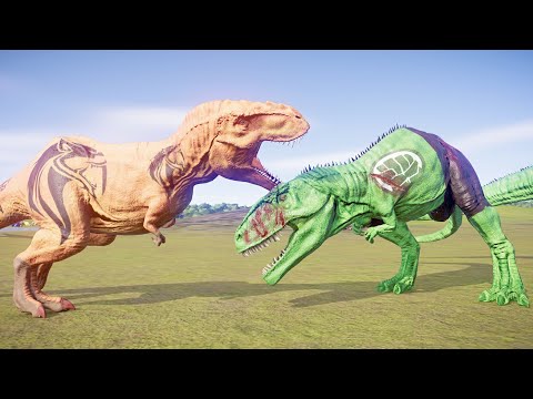 New Caption America T rex, Deadpool Spinosaurus, Firestorm I-Rex Dinosaur Fights in JWE