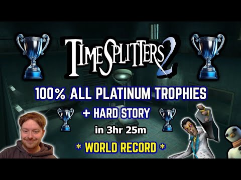 Timesplitters 2 Speedruns | 100% ALL Platinum Trophies + Hard Story in 3hr 25m 27s [WR]