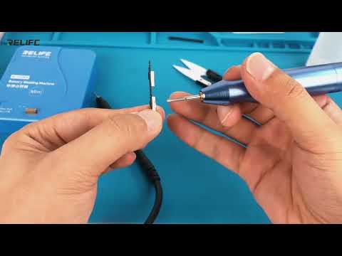 Operación de mini soldadora por puntos | Herramienta de reparación Relife RL-936WB