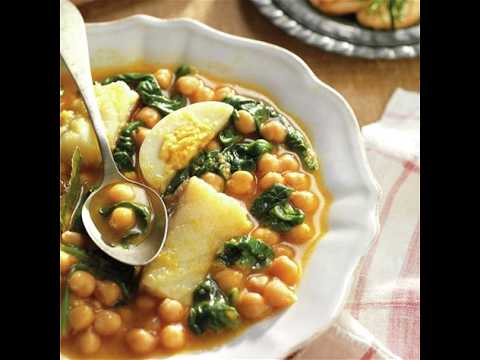 Potaje Bacalao con Garbanzos Rapidisimo Semana Santa