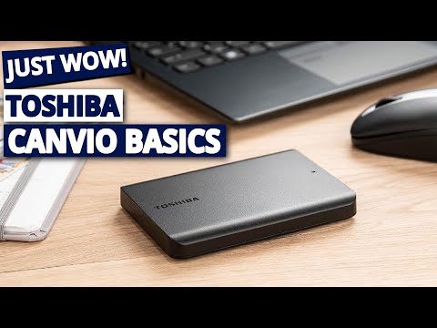 Toshiba Canvio Basics 1TB Portable External Hard Drive USB 3.0, Black - HDTB510XK3AA video review thumbnail
