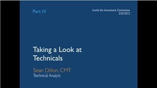 Taking a Look at Technicals
