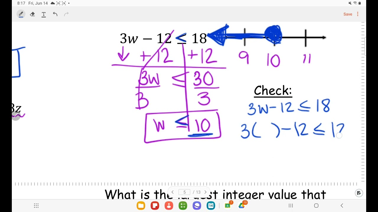 Math 7 Final exam review part 1 (#1-15)