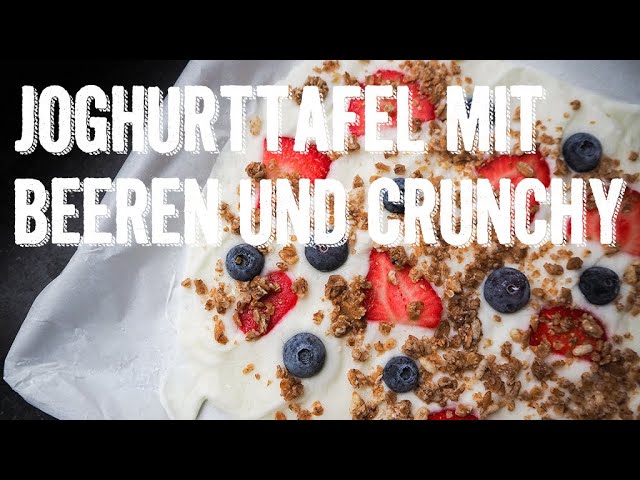 Rezept | Joghurttafel mit Beeren und Crunchy | Verival Crunchy