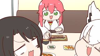 皆が飯の時に袖をまくらないのが許せなくて極道に堕ちたスバル【手描き/大空スバル】