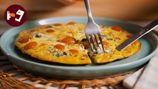 Cuando no tengo tiempo hago esta CENA en 10 MINUTOS 🕑  ¡Solo lleva 5 INGREDIENTES! 🍅 🥬 🧀