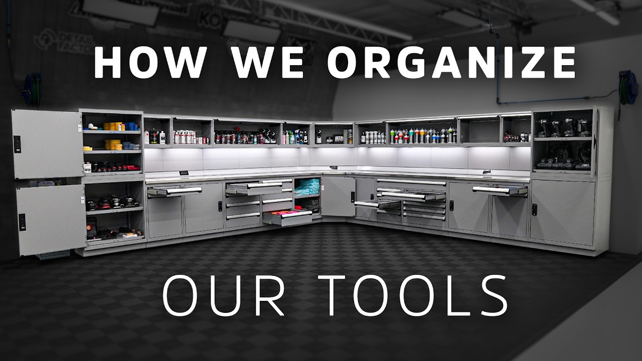 Organizing $10,000 Worth of Tools & Detailing Products