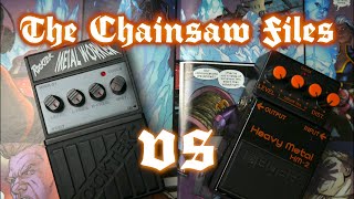 Video thumbnail for The Chainsaw Files – Rocktek Metal Worker (black edition) vs Boss HM-2 clone comparison by Dome