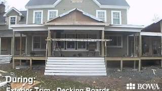 preview picture of video 'Back Deck and Screened Porch Addition in Great Falls, VA (time lapse)'