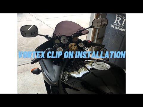 How to Install Vortex Clip-Ons 2005 Yamaha R6