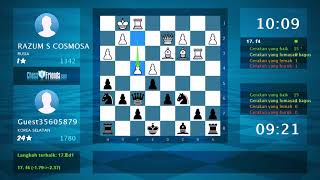Chess Game Analysis: RAZUM S COSMOSA - Guest35605879 : 0-1 (By ChessFriends.com)
