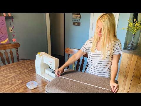 Diy Easy 1 piece boxed cushion cover tutorial