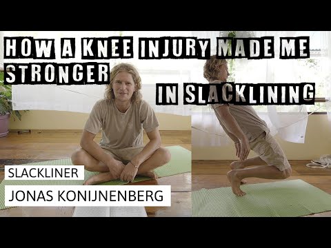 How a knee injury made me stronger in slacklining