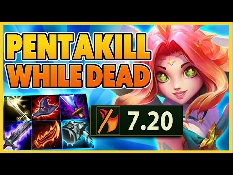 I GET A PENTAKILL WHILE DEAD!!! (1ST TIME EVER) -  BunnyFuFuu