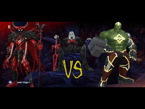Compare Carnage and Hulk | Carnage wbl | Marvel Future Fight