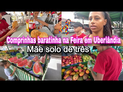 Cheap shopping at the Uberlândia street market | Single mom of three 🥲
