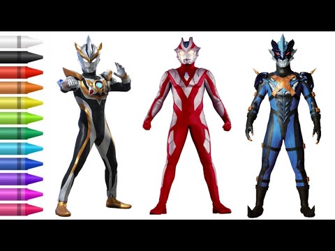 MEWARNAI ULTRAMAN RUEBE, ULTRAMAN XENON & ULTRAMAN TREGEAR | Rodsyk - Energy [NomiaTunes Release]