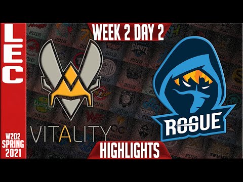 VIT vs RGE Highlights | LEC Spring 2021 W2D2 | Vitality vs Rogue