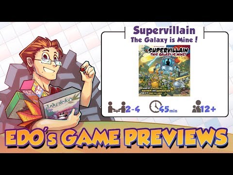 Edo's Supervillain: The Galaxy is Mine! Review (KS Preview)