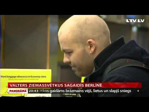 Valters Ziemassvētkus sagaidīs Berlīnē