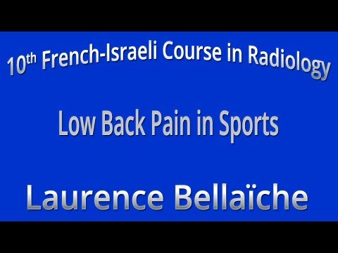 Low Back Pain in Sports - Laurence Bellaïche