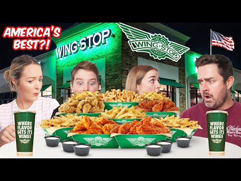 New Zealand Family try Wingstop for the first time (HOW DO THEY REMOVE THE BONES?!)