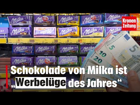 Schokolade von Milka ist „Werbelüge des Jahres“ | krone.tv NEWS