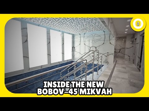 First Look: The New Bobov-45 Mikvah Opening Next Week! - The Perlowitz Show