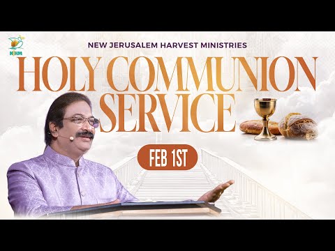 Holy Communion Sunday Service | Bishop Dr. V. Rangaraju | NJC Bangalore | 1st February 2026 | NJHM