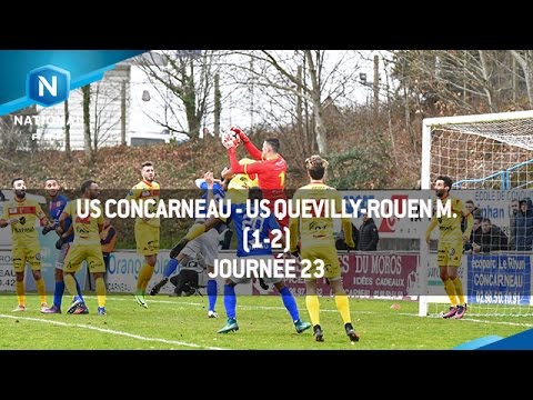 J23 : US Concarneau - US Quevilly-Rouen (1-2), le résumé