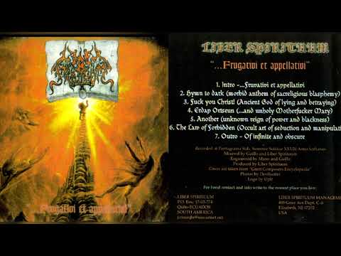 Liber Spirituum - Erdap Ortseun (...and Unholy Motherfucker Mary)