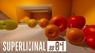 たくさんのリンゴ。増やす度に青くなる。【Superliminal】#04