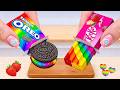 Miniature Rainbow Cake Decorating ASMR Amazing Strawberry KitKat Cake Rainbow Oreo Cake