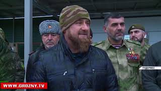 Рамзан Кадыров посетил стройплощадки на территории Российского университета спецназа