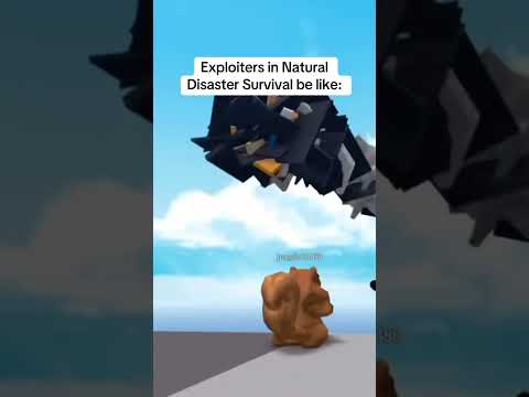 Exploiters in Natural Disaster Survival be like: